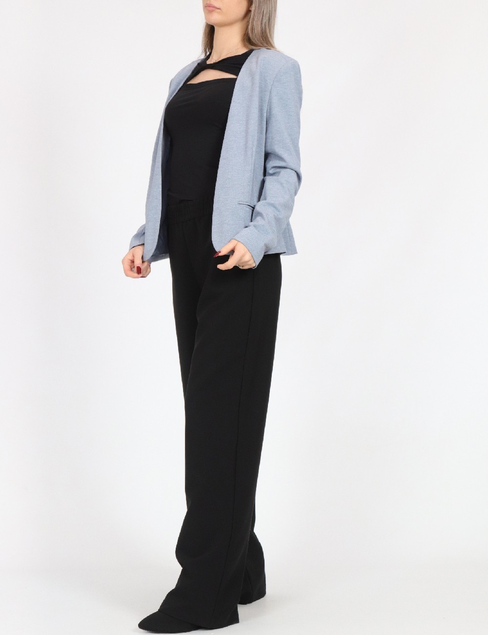 Blazer Only, albastru - 1 | YEO
