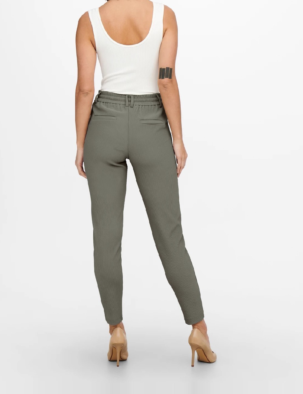 Pantaloni Only, verde - 1 | YEO