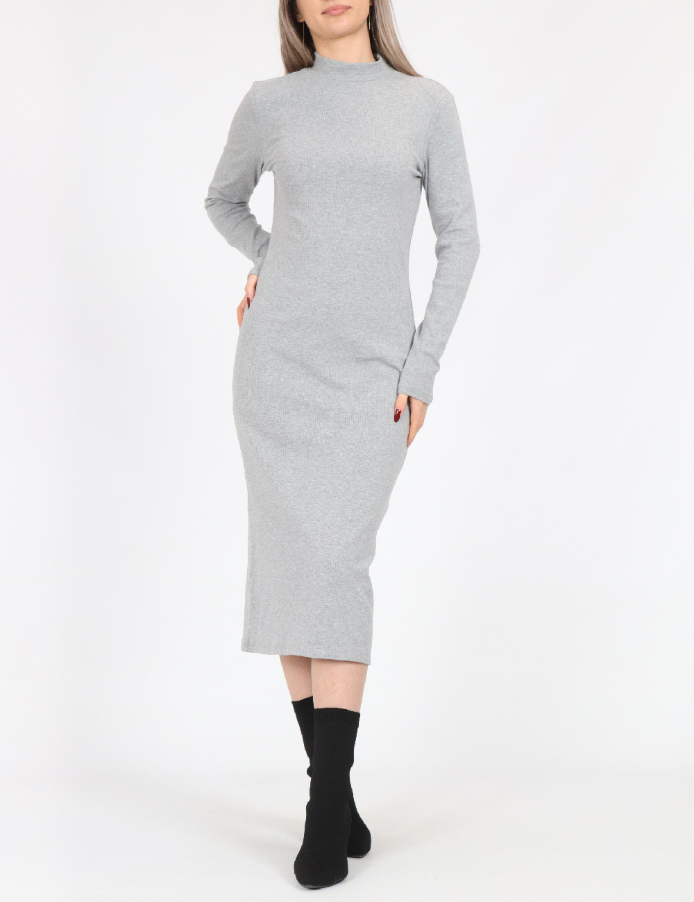 Rochie medie Vero Moda, gri