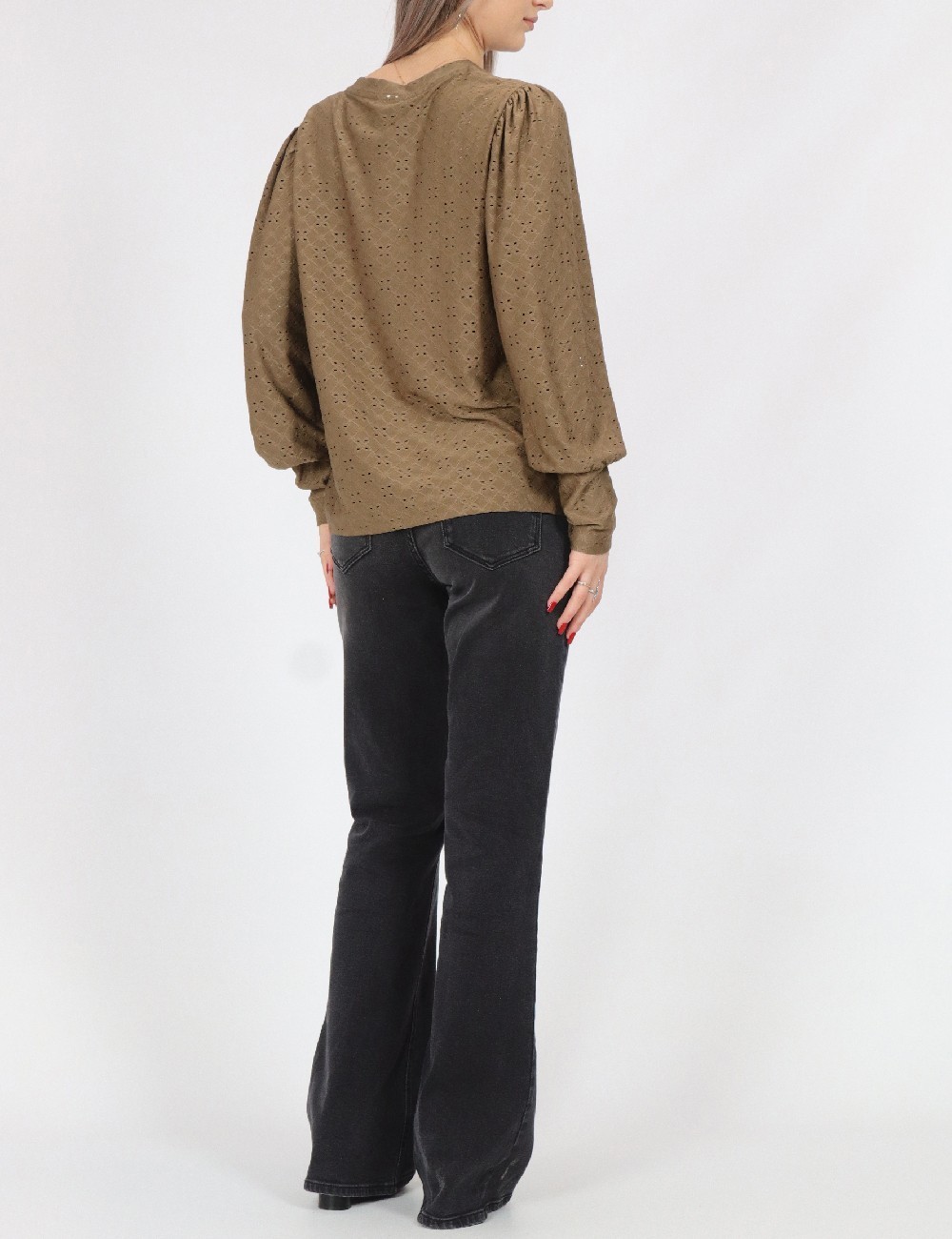 Bluza Jacqueline de Yong, verde - 1 | YEO