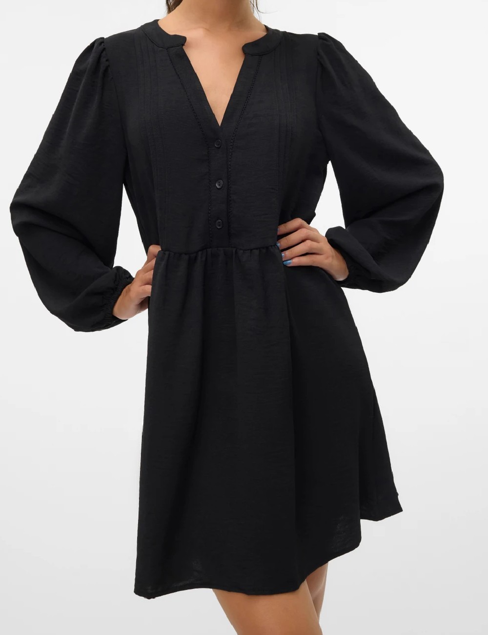 Rochie scurta Vero Moda, negru - 1 | YEO