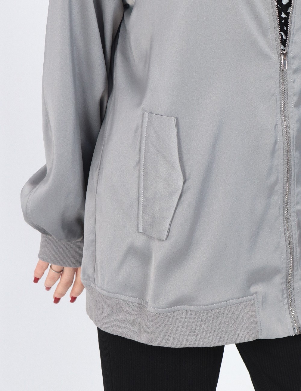 Jacheta Oversize Vero Moda, gri - 1 | YEO