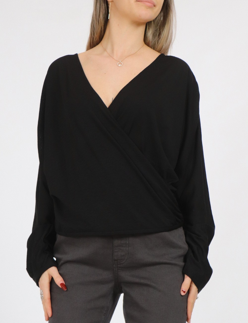Bluza Jacqueline de Yong, negru - 1 | YEO