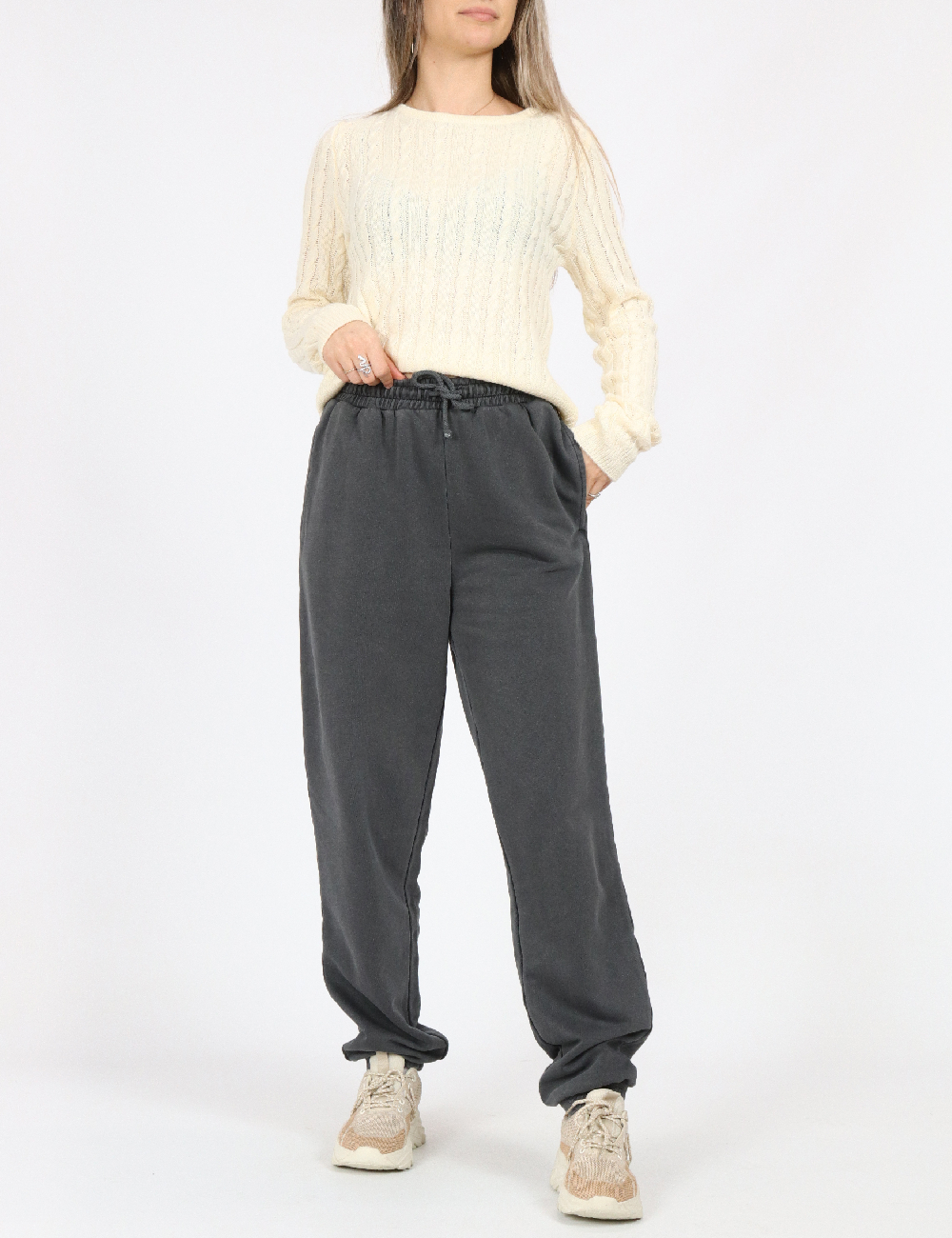 Pantaloni Only, gri