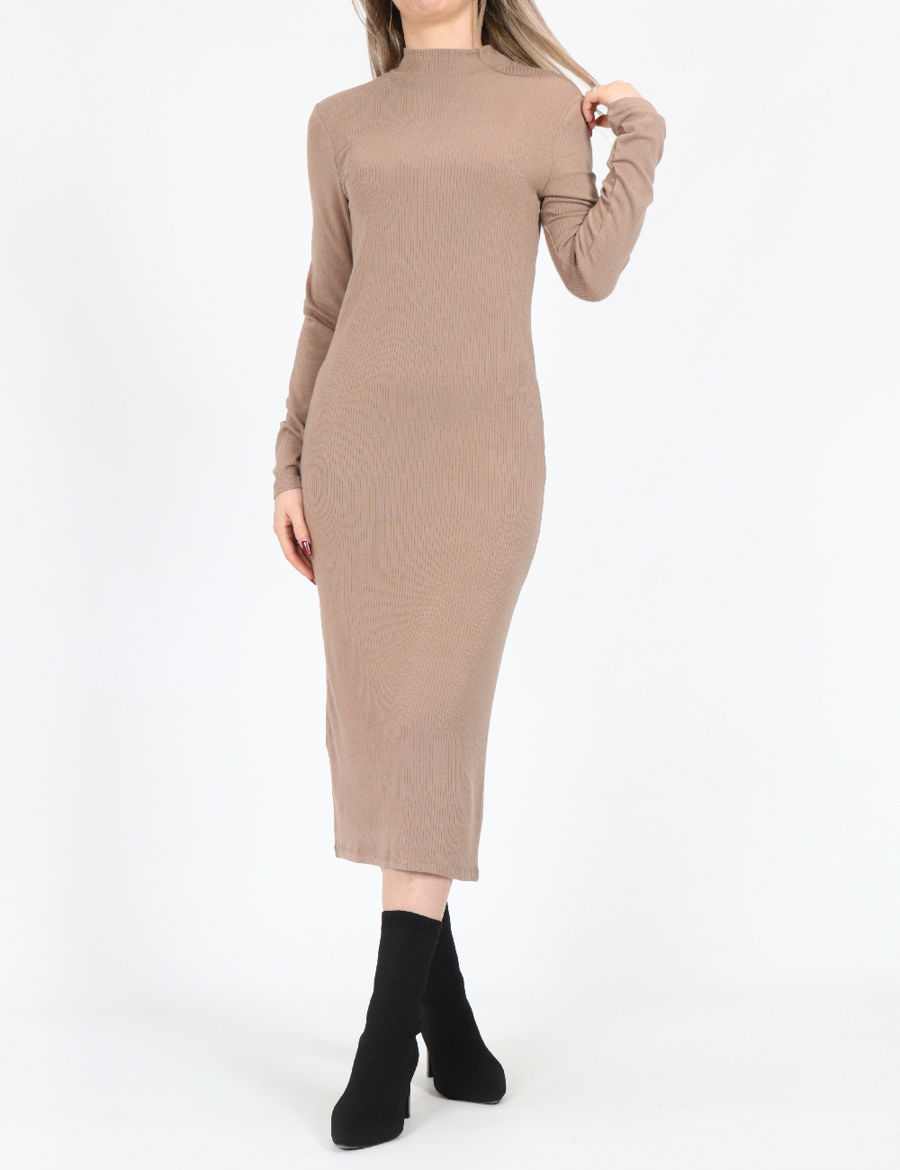 Rochie medie Vero Moda, maro