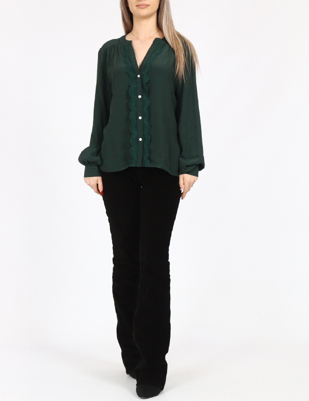 Camasa Jacqueline de Yong, verde