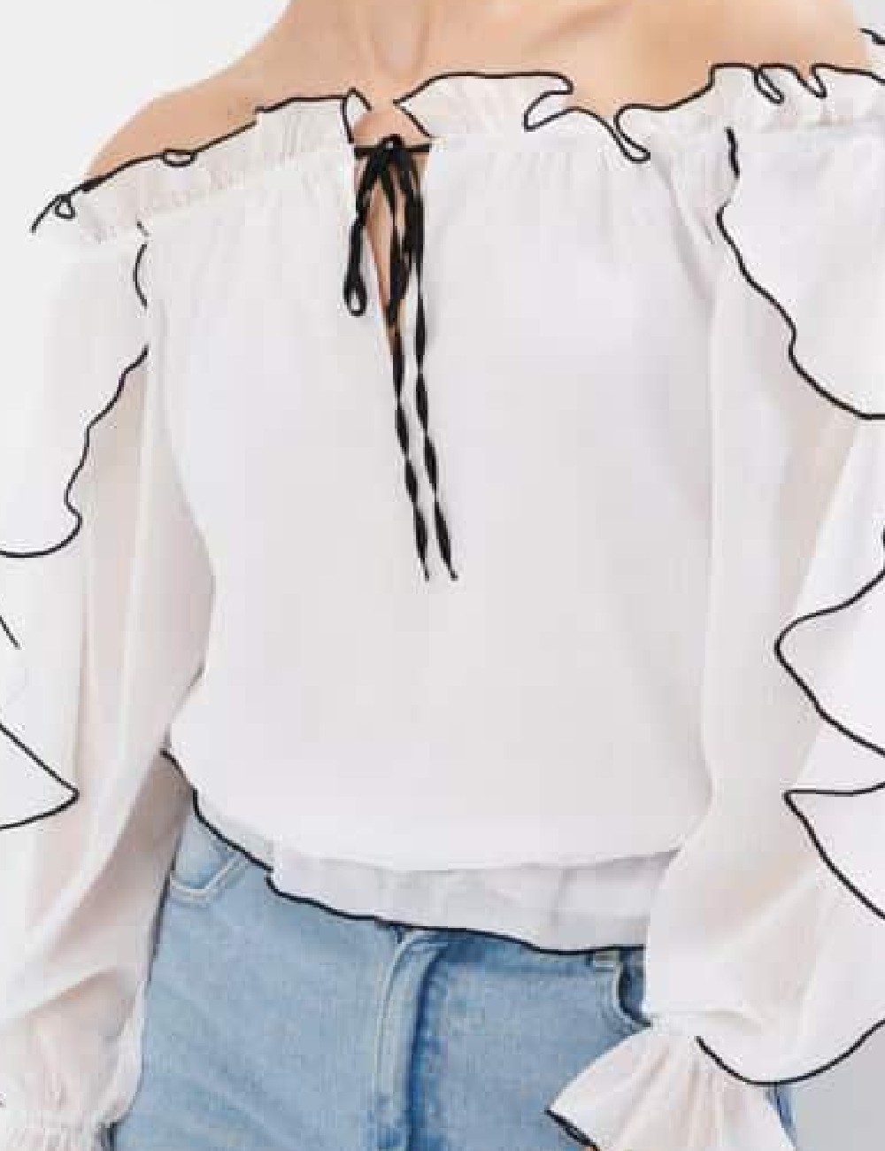Bluza Mohito, alb - 1 | YEO