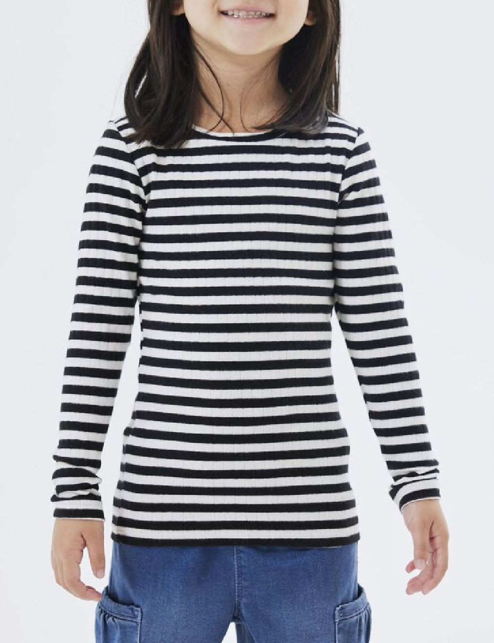 Bluza Name It, alb/negru