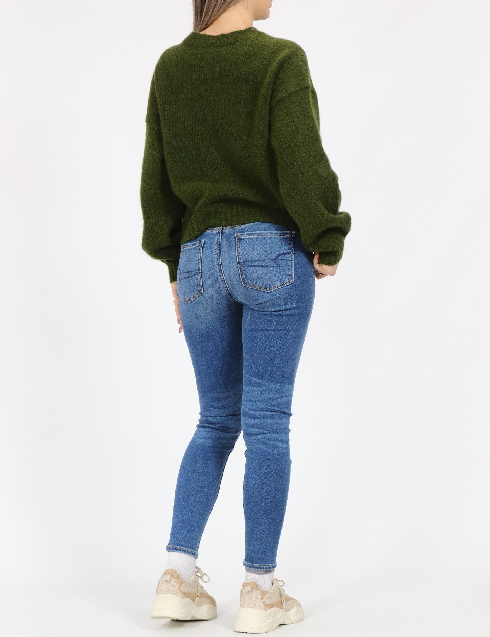 Pulover Only, verde - 1 | YEO