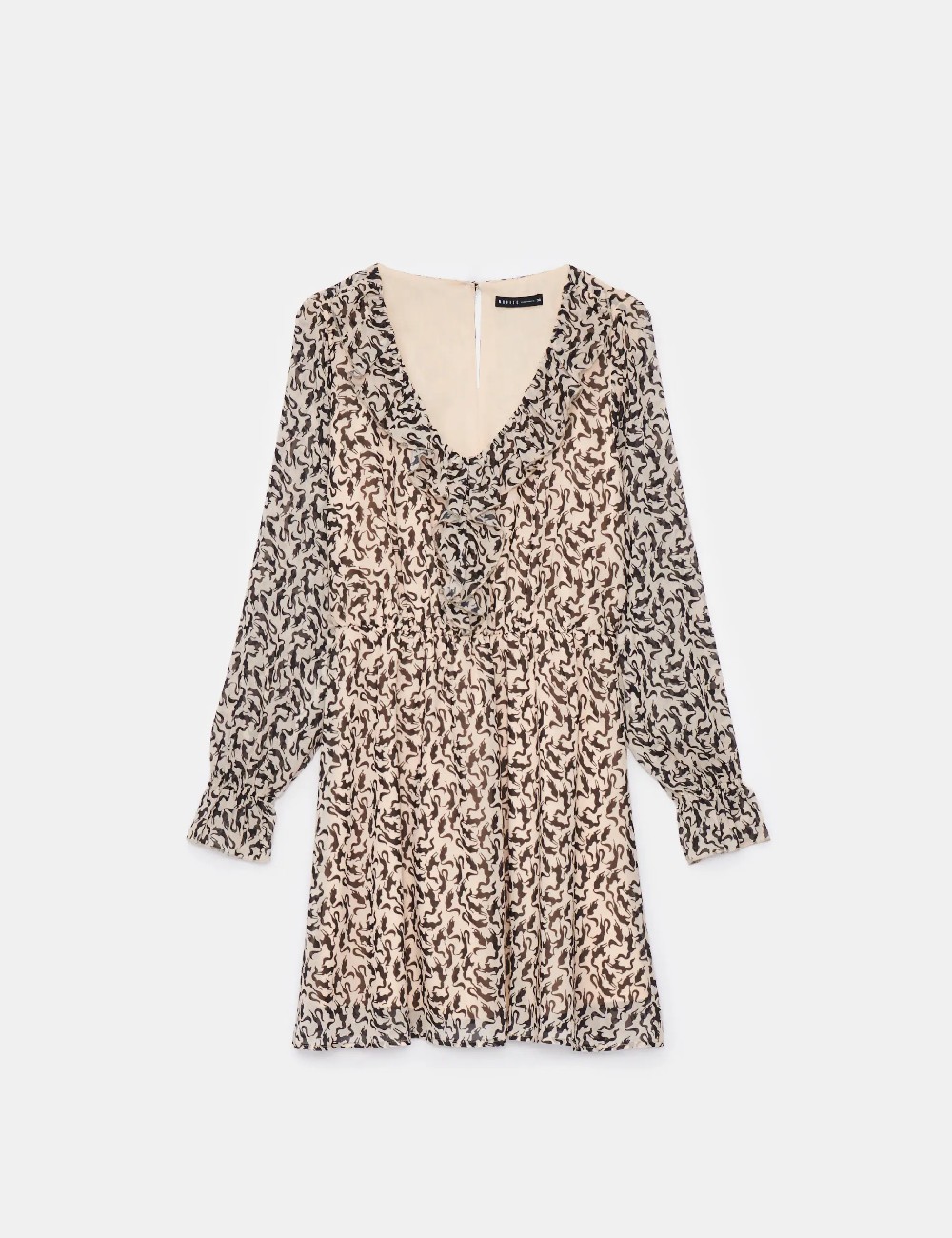 Rochie scurta Mohito, crem - 1 | YEO