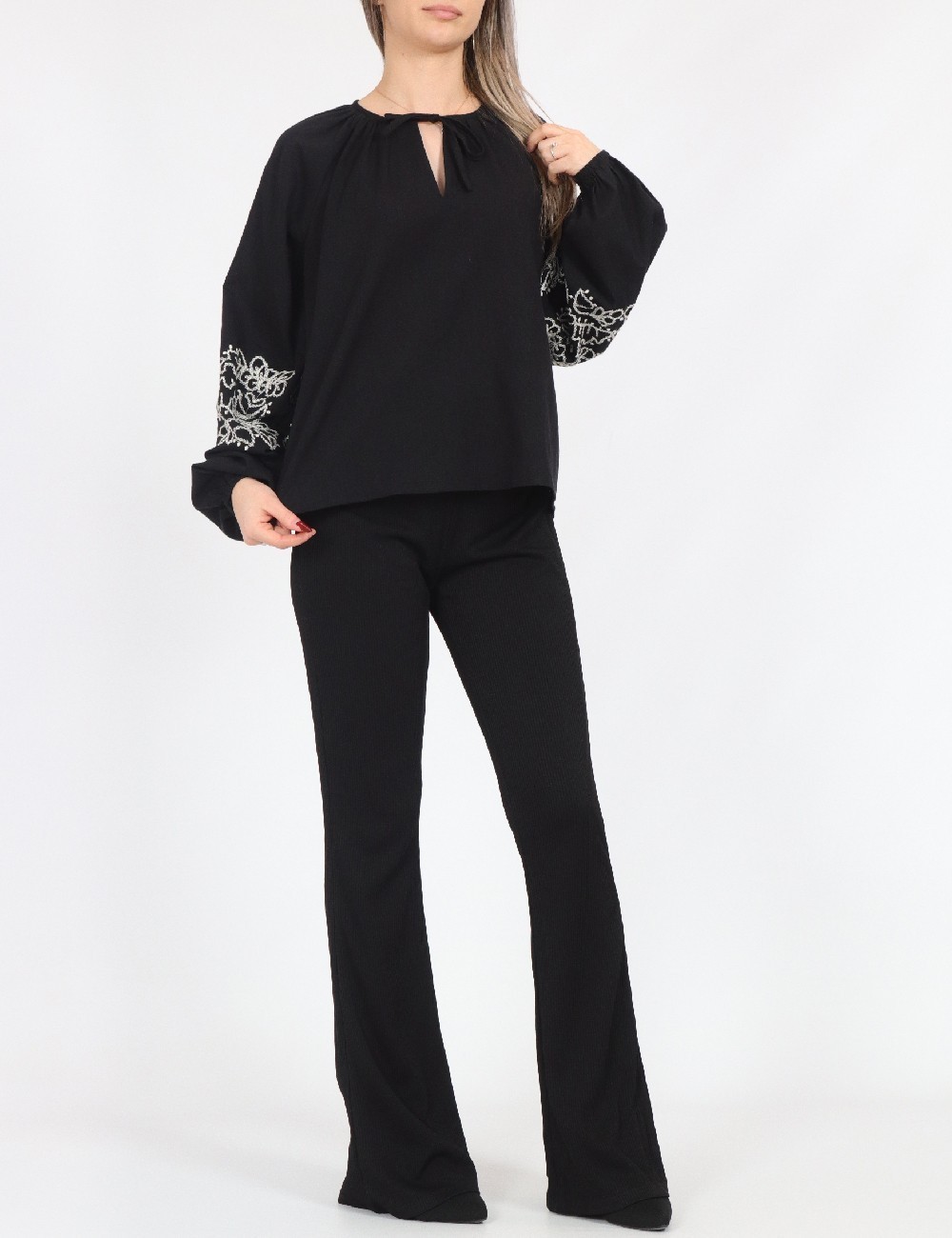 Bluza Jacqueline de Yong, negru - 1 | YEO