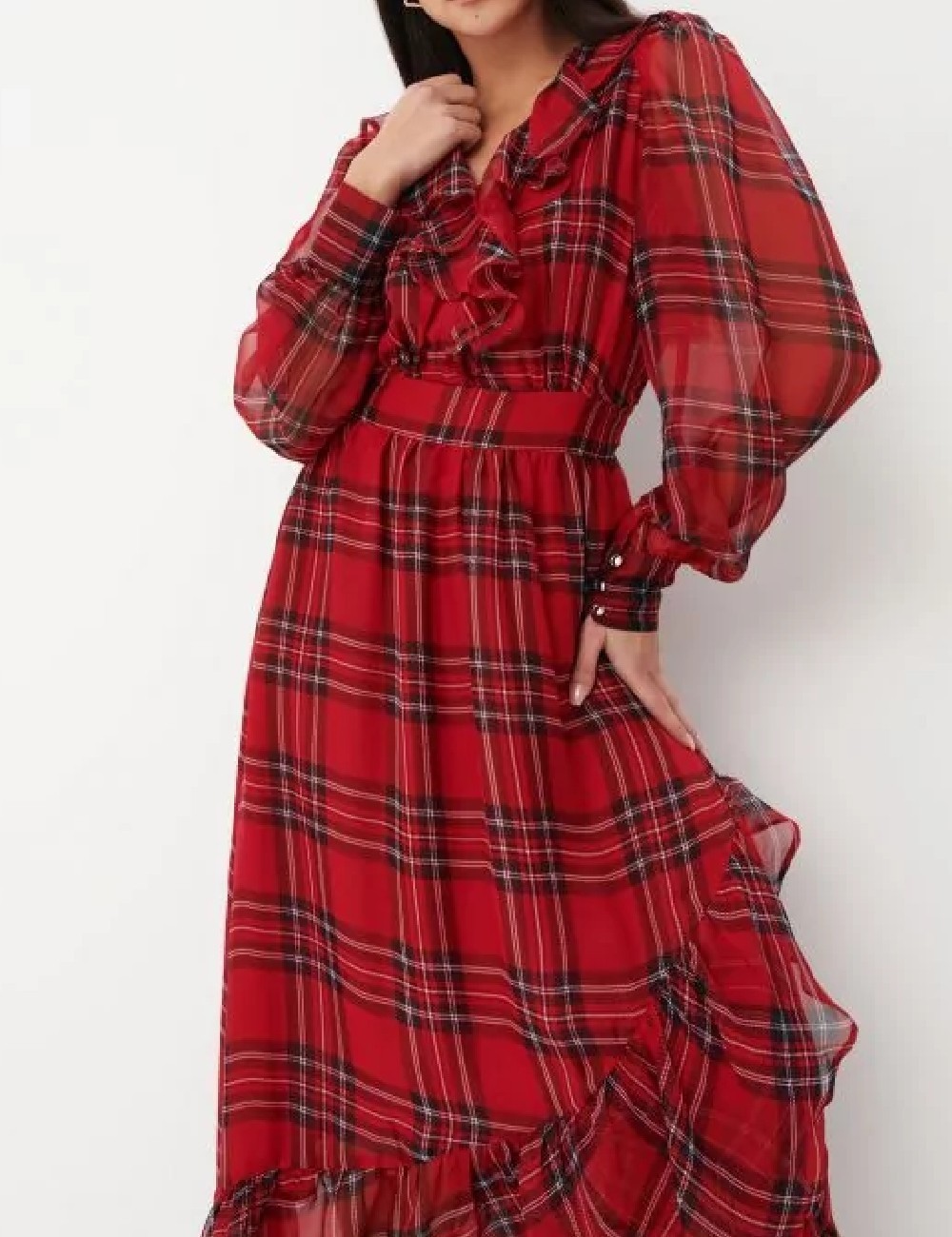 Rochie lunga Mohito, rosu - 1 | YEO