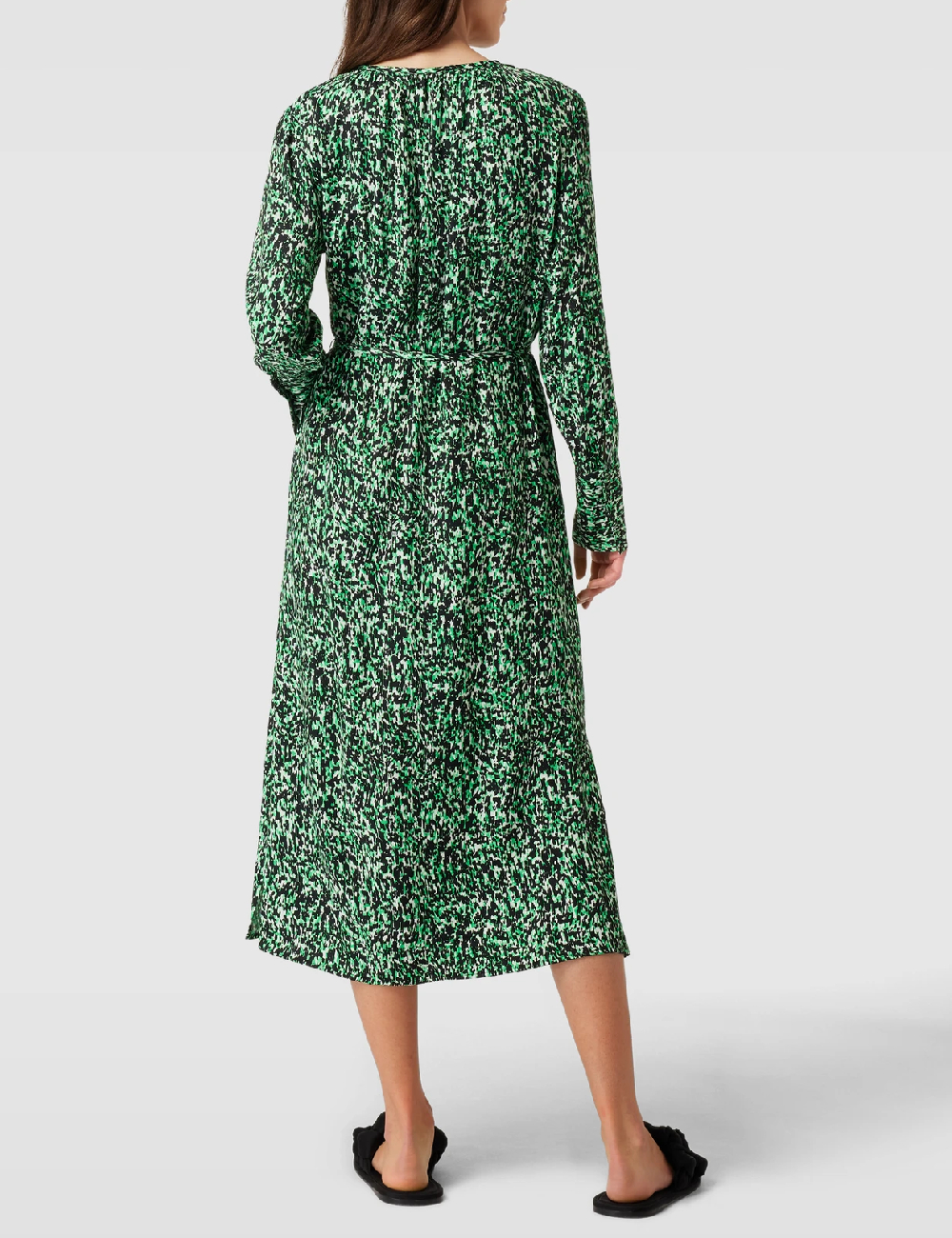 Rochie medie Comma, verde - 1 | YEO