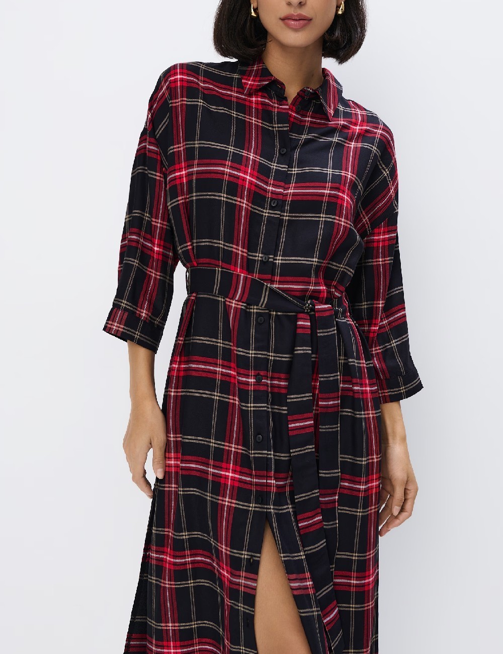 Rochie medie Mohito, negru/rosu - 1 | YEO