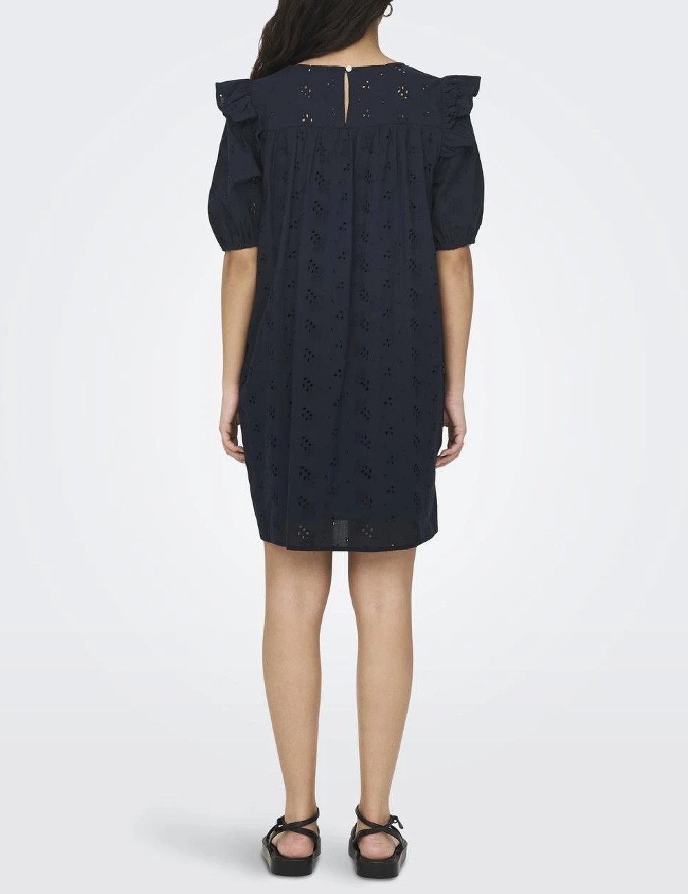 Rochie scurta Jacqueline de Yong, albastru - 1 | YEO