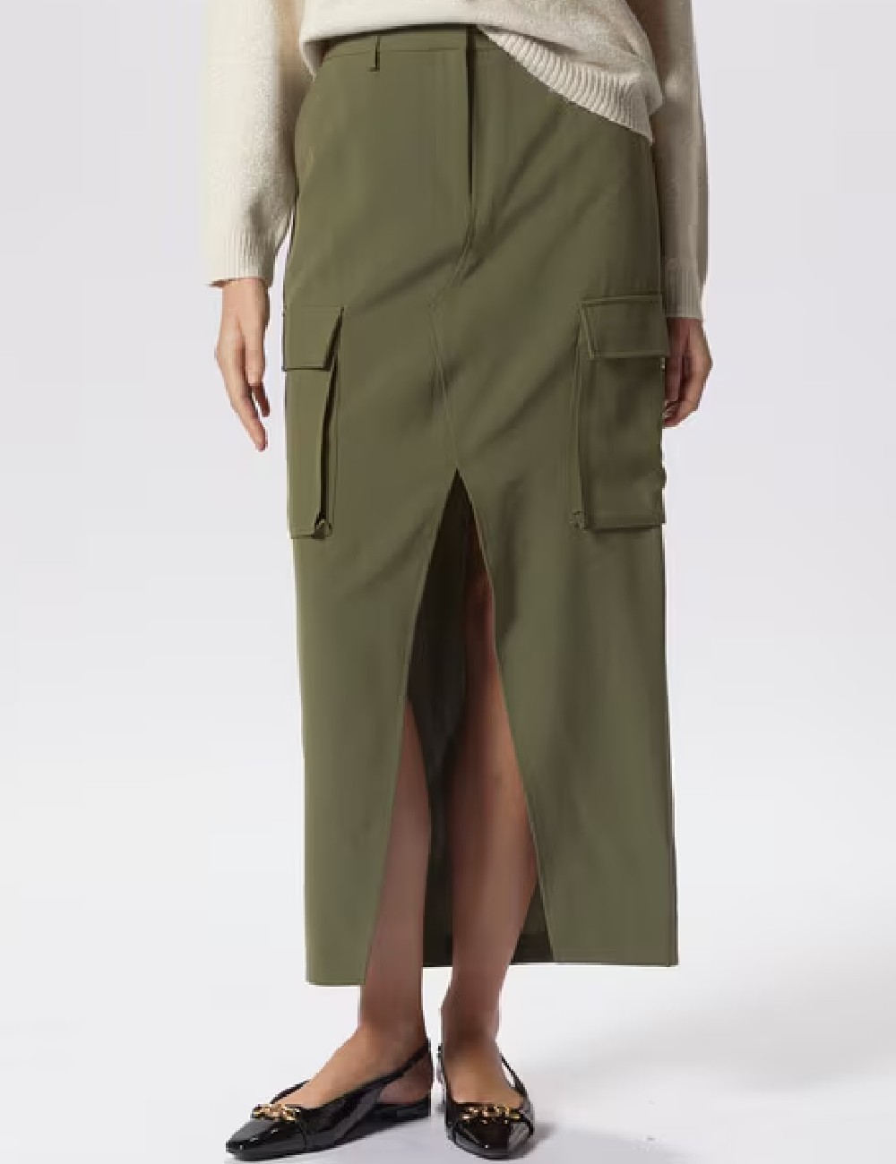 Fusta Vero Moda, verde - 1 | YEO