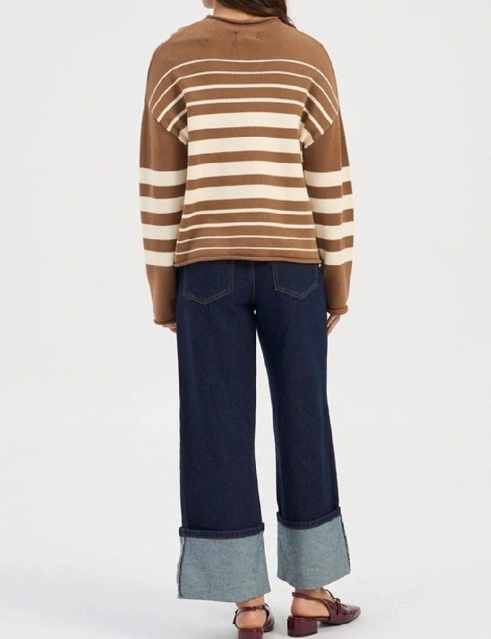 Bluza Only, maro - 1 | YEO