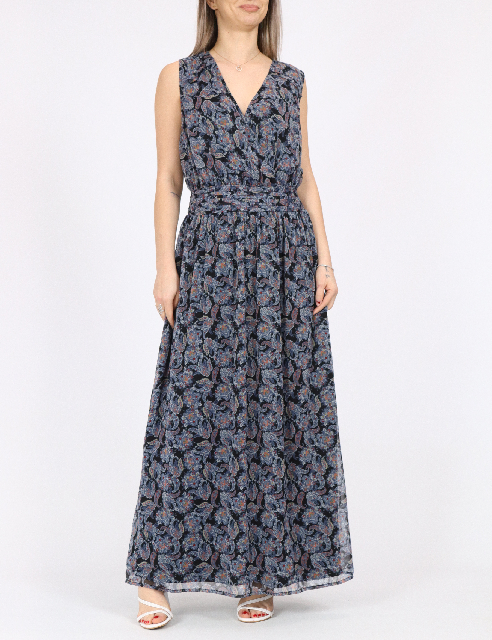 Rochie lunga Vero Moda, albastru