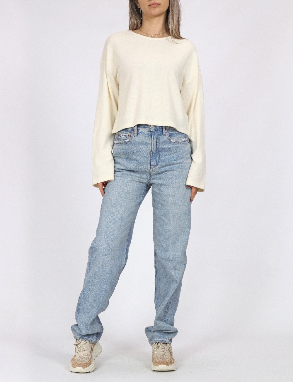 Bluza Pieces, ecru - 1 | YEO