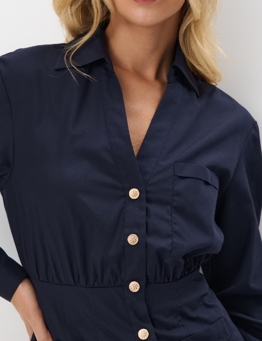 Rochie scurta Mohito, bleumarin - 1 | YEO