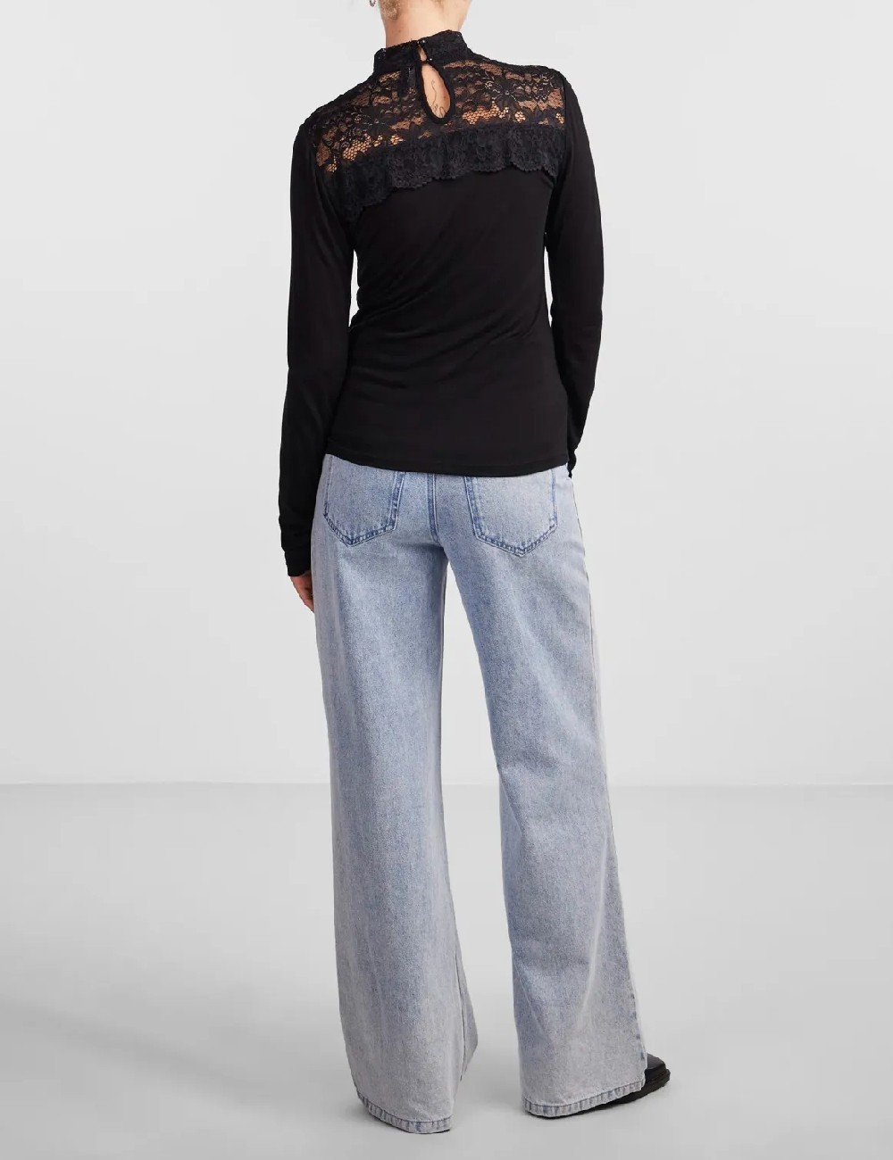 Bluza Pieces, negru - 1 | YEO