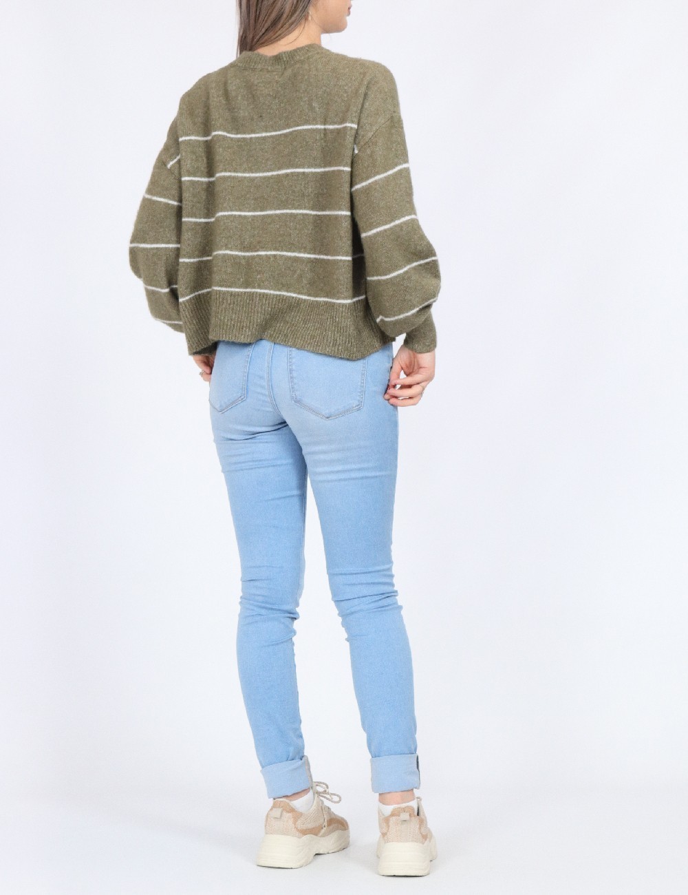Bluza Pieces, verde - 1 | YEO