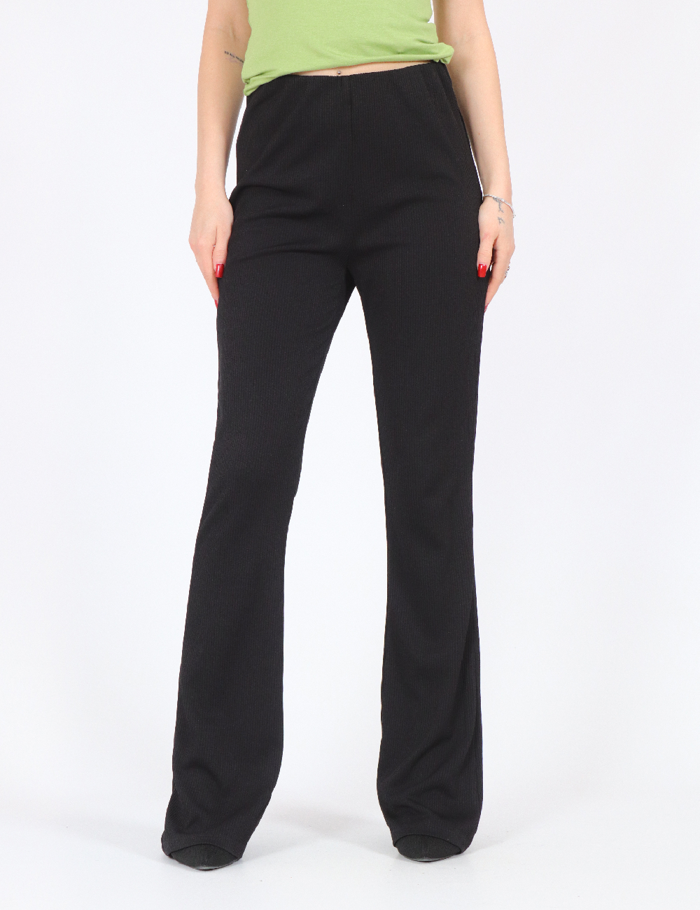 Pantaloni Pieces, negru