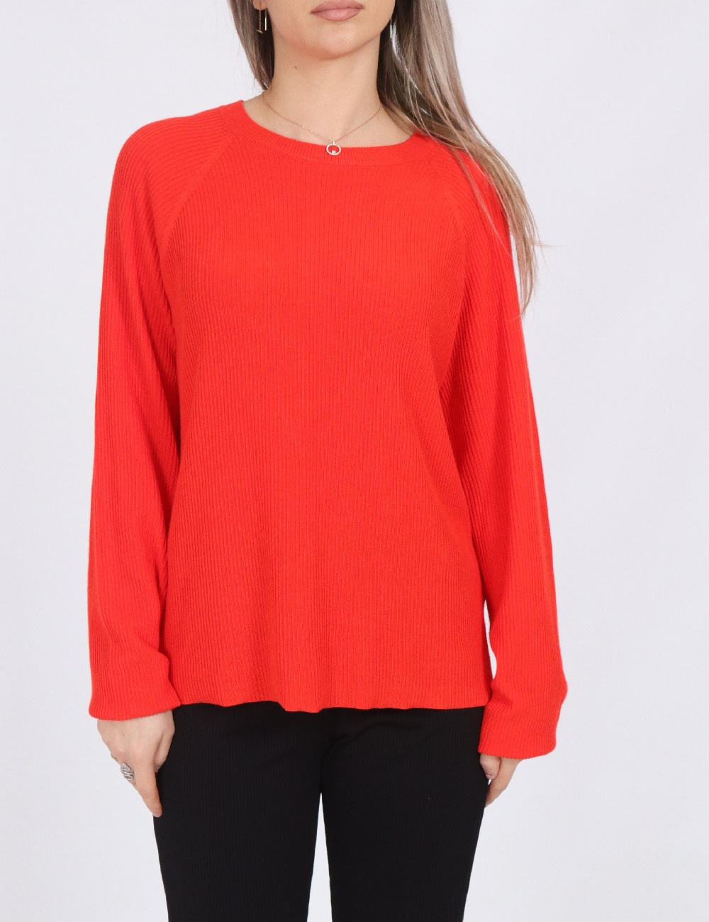 Bluza Pieces, portocaliu