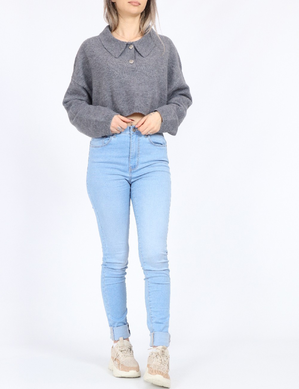 Top Only, gri - 1 | YEO