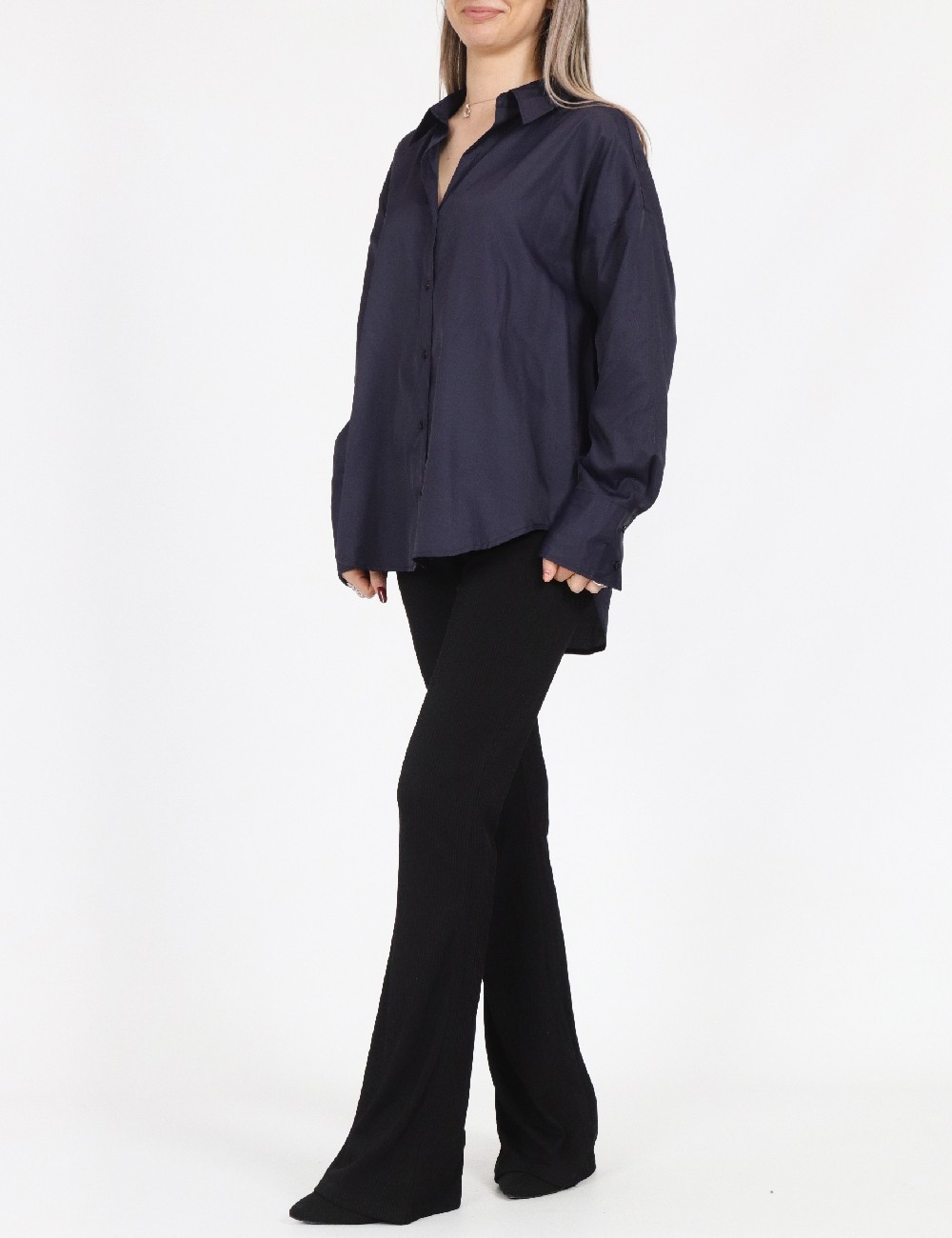 Camasa Oversize Only, bleumarin - 1 | YEO
