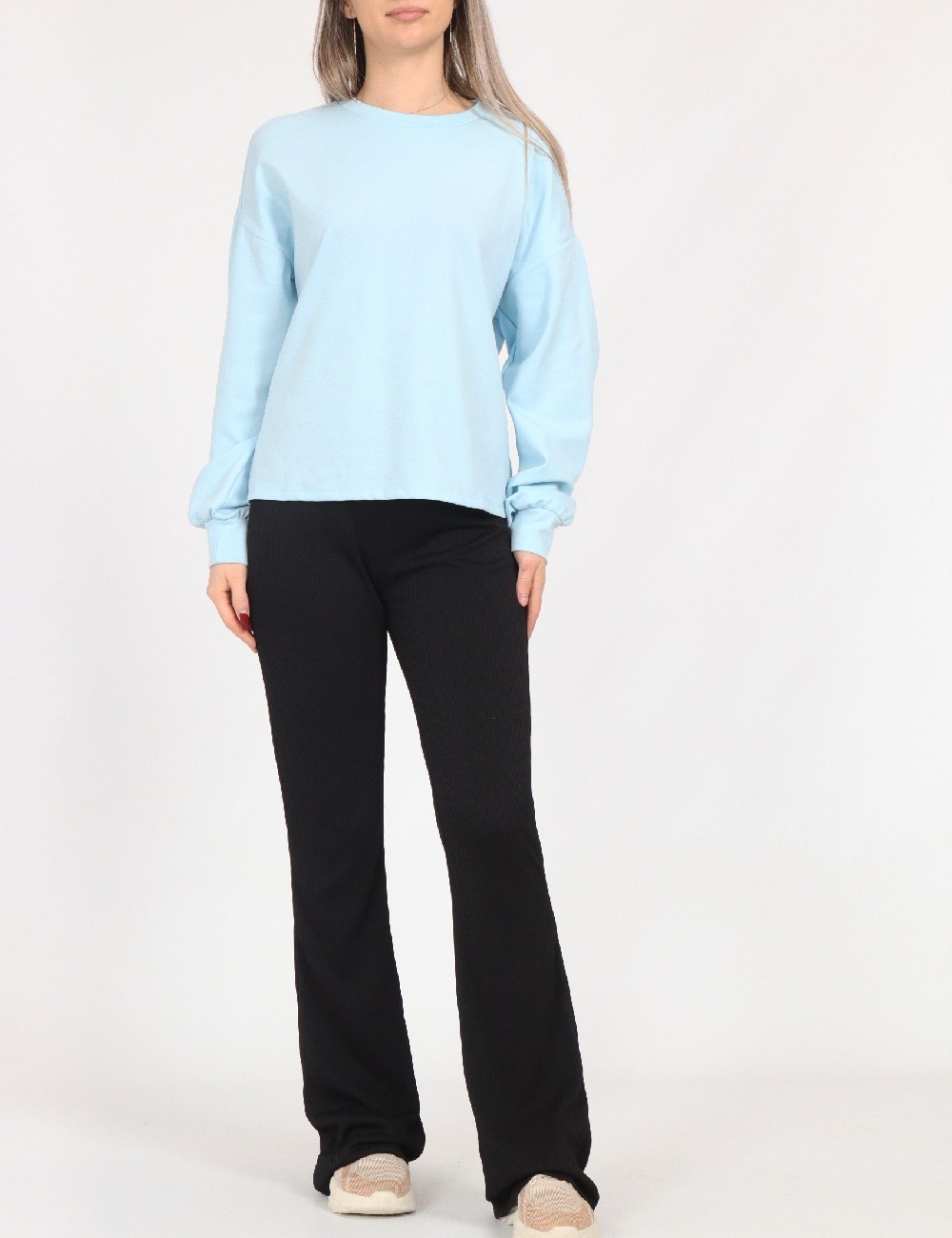 Bluza Pieces, bleu - 1 | YEO