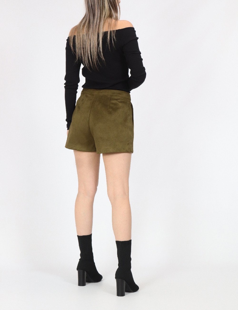 Pantaloni scurti Only, verde - 1 | YEO