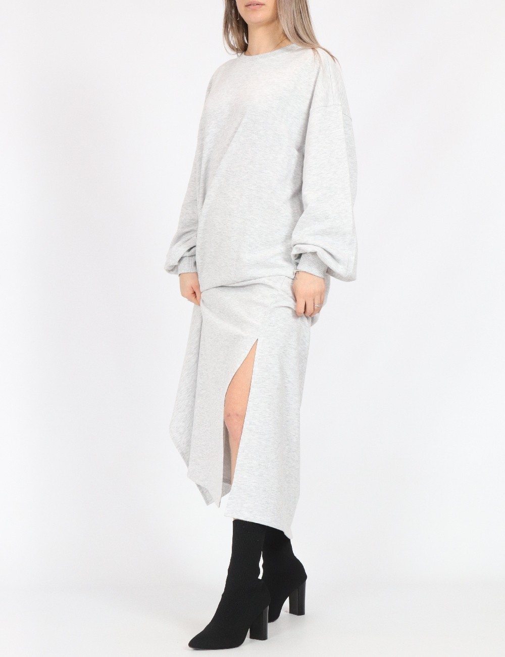 Rochie lunga Only, gri - 1 | YEO