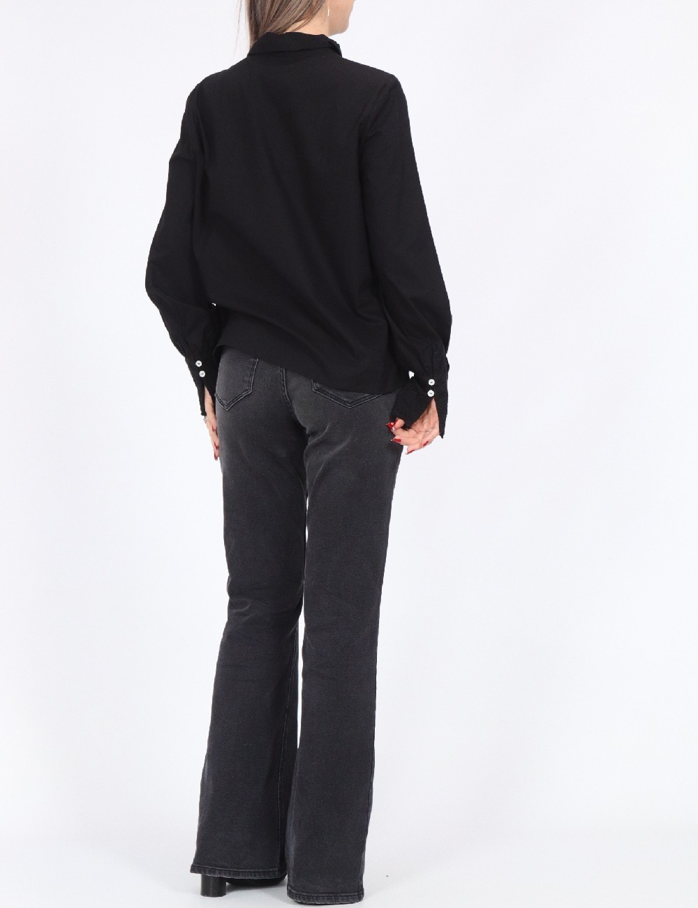 Camasa Vero Moda, negru - 1 | YEO