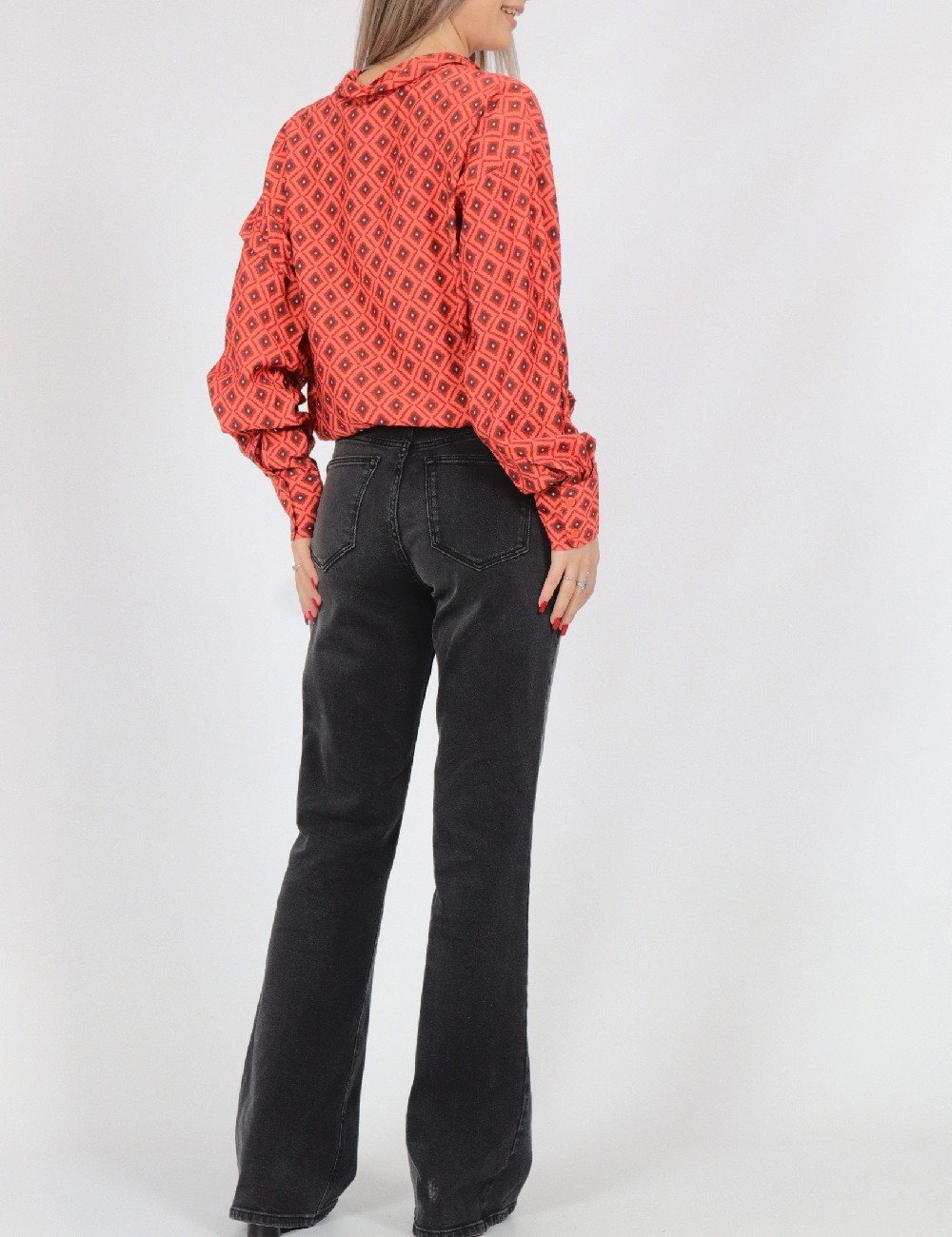 Camasa Vero Moda, portocaliu - 1 | YEO