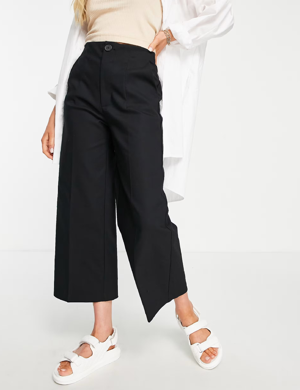 Pantaloni Stradivarius, negru