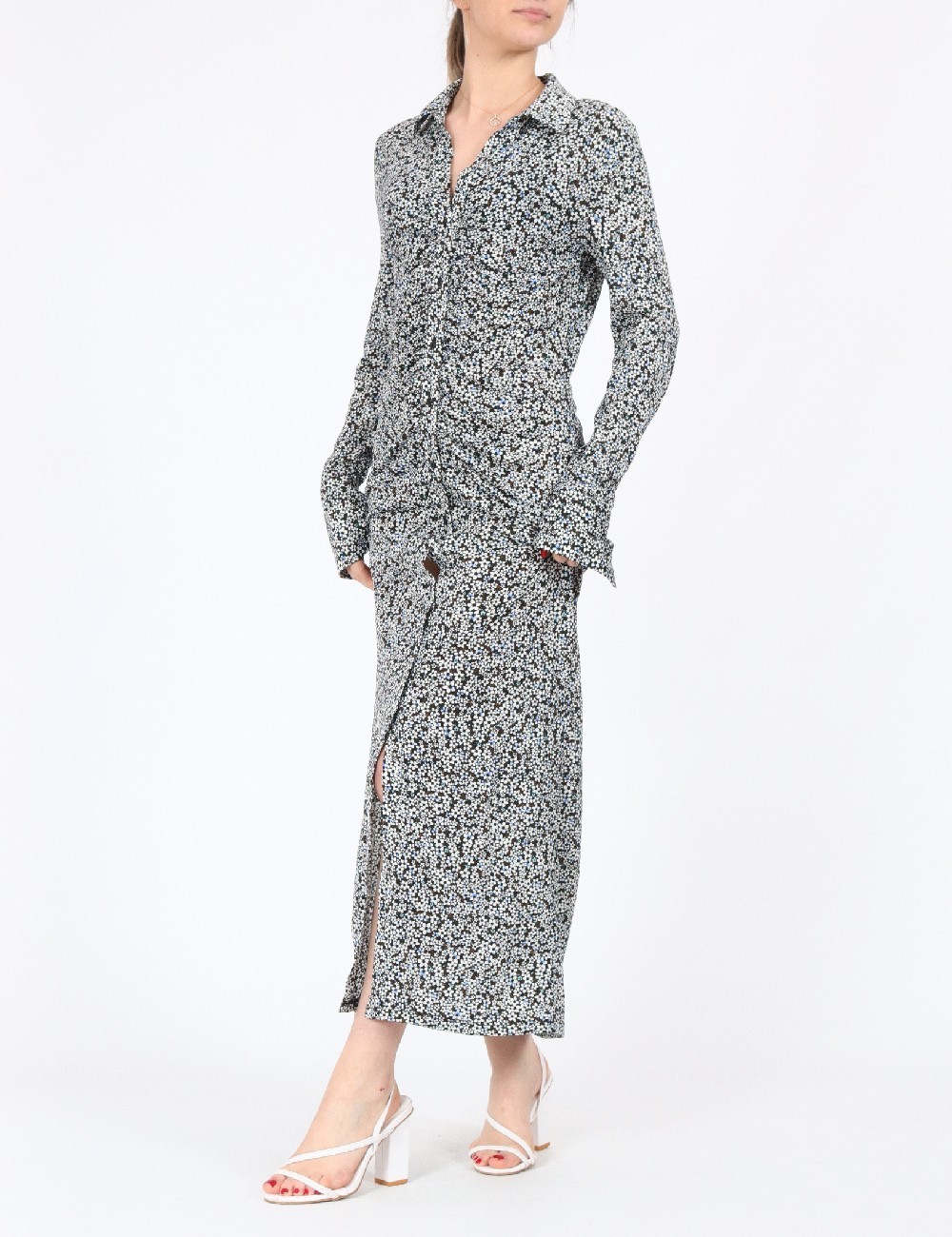Rochie lunga Only, floral print - 1 | YEO