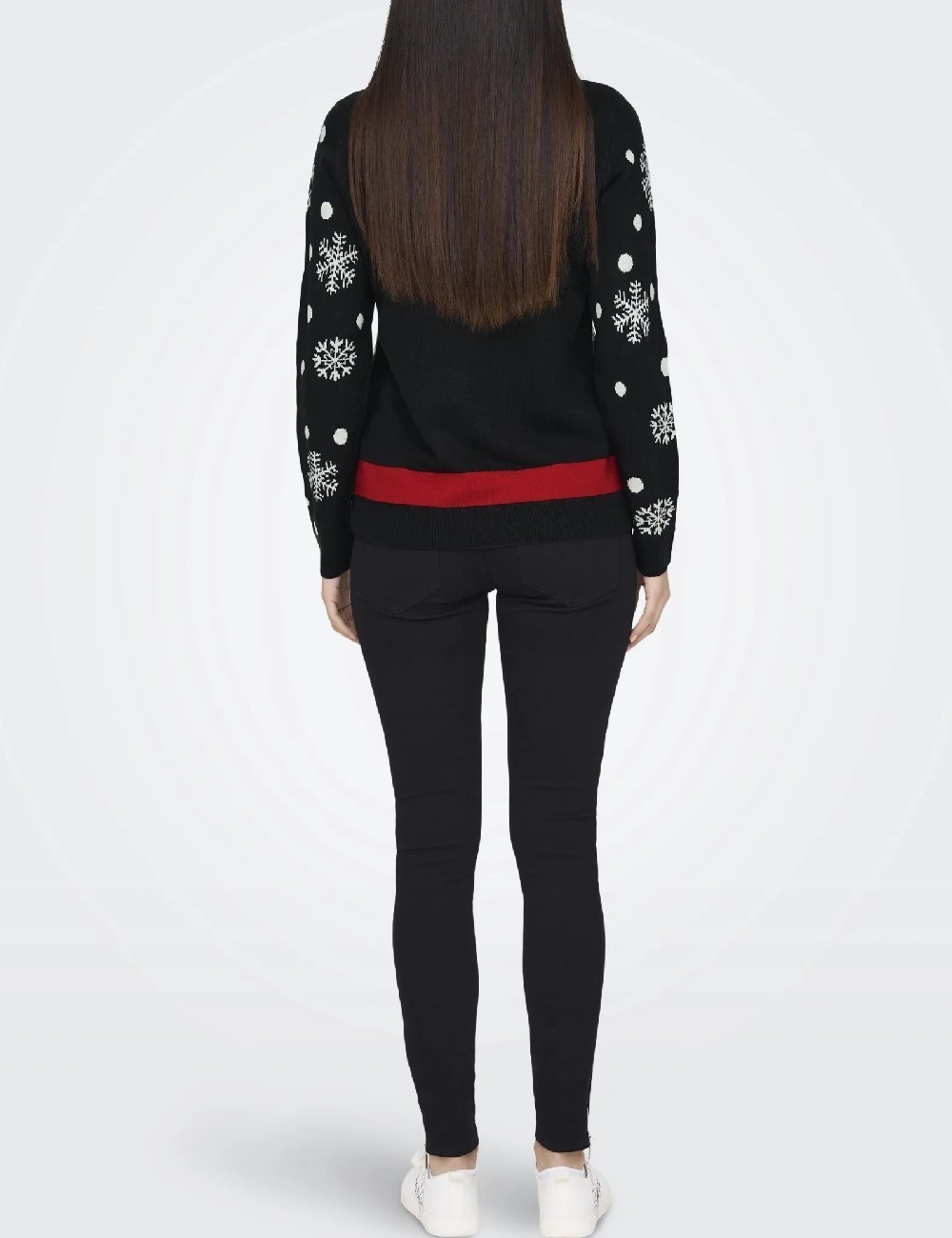 Pulover Jacqueline de Yong, negru - 1 | YEO