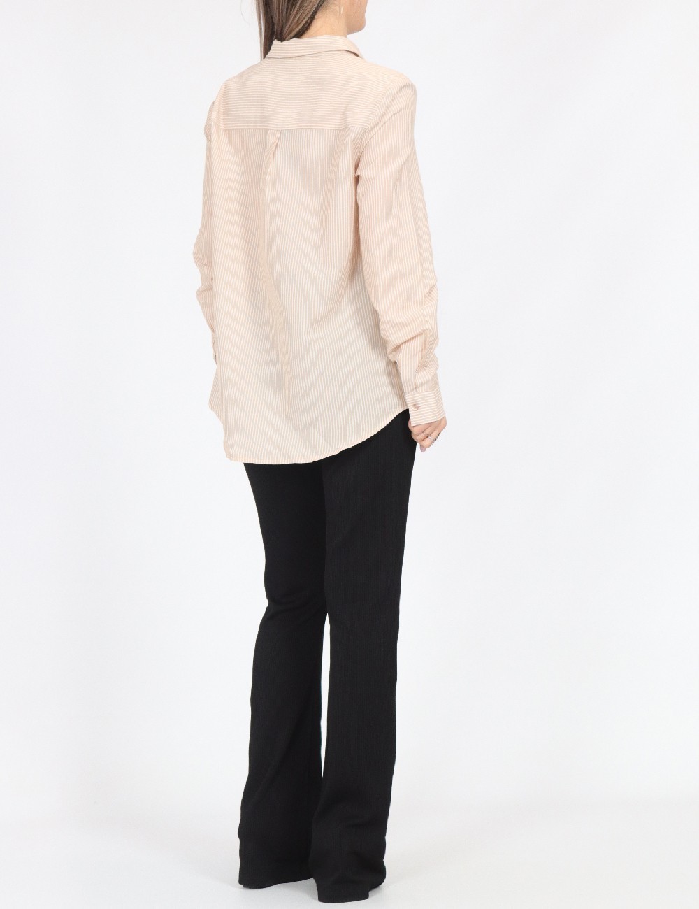 Camasa Pieces, maro/alb - 1 | YEO