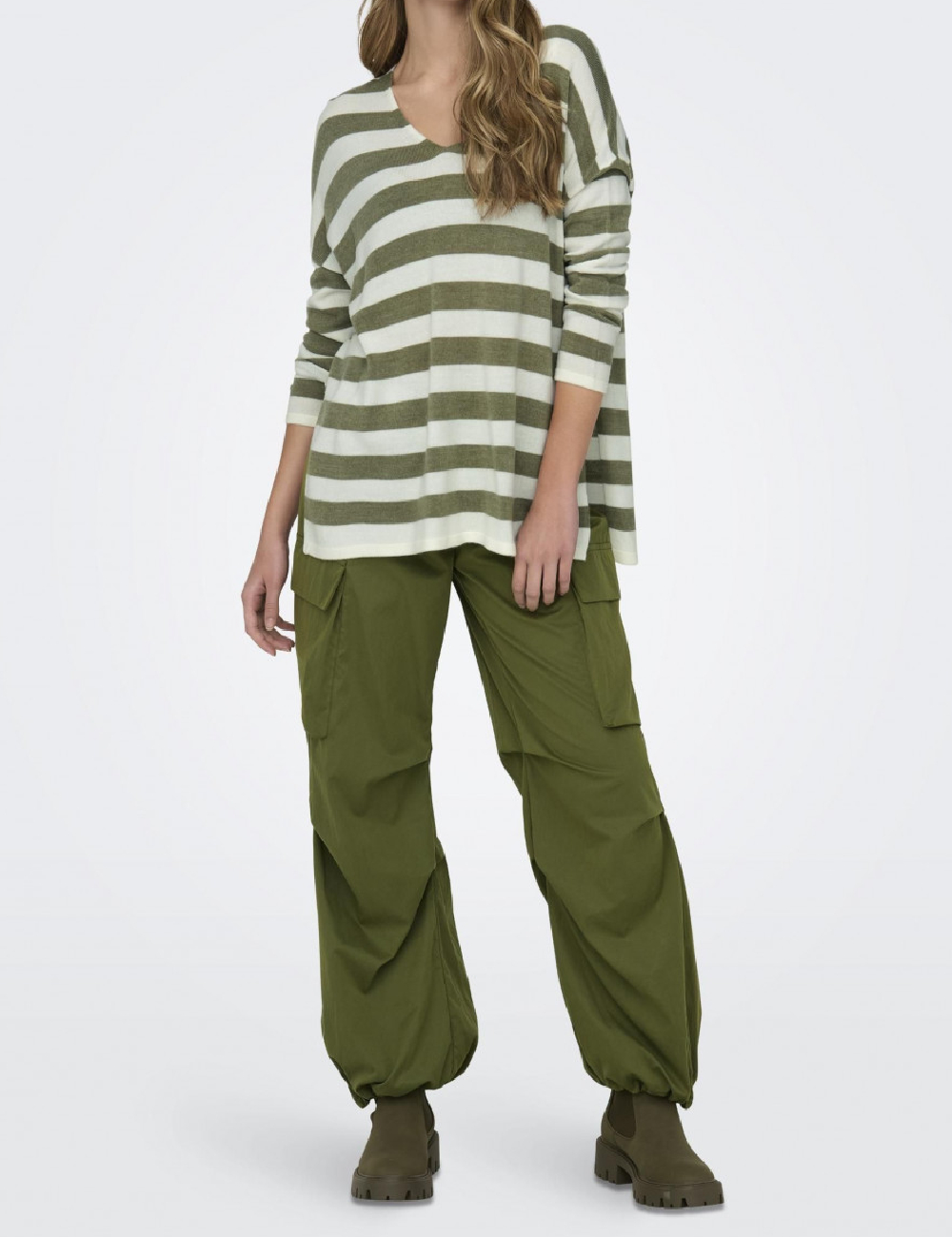 Pantaloni Only, verde