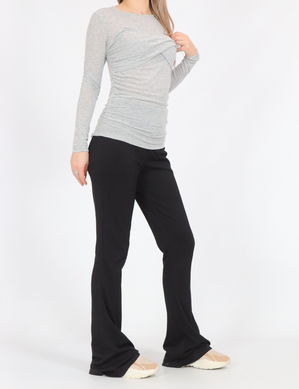 Bluza Only, gri - 1 | YEO