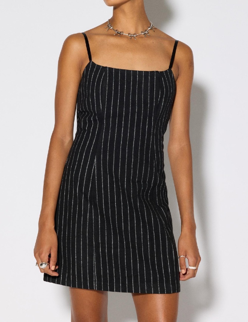 Rochie scurta Something New, negru - 1 | YEO
