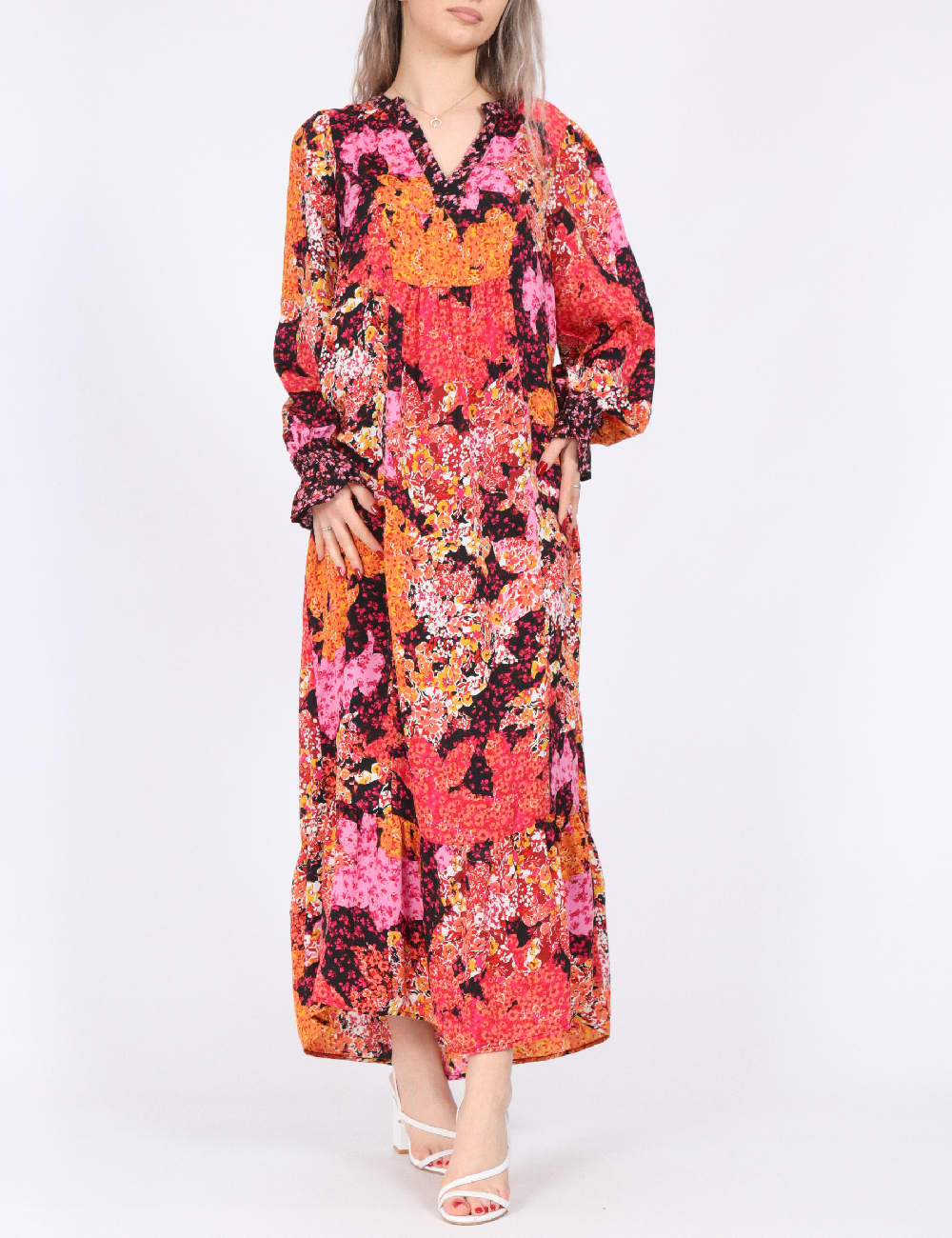 Rochie lunga Vero Moda, floral print