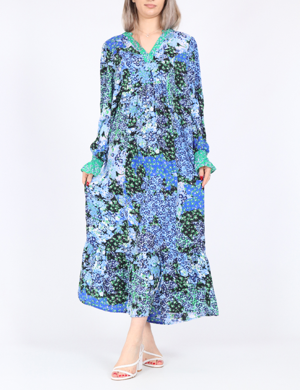 Rochie lunga Vero Moda, floral print