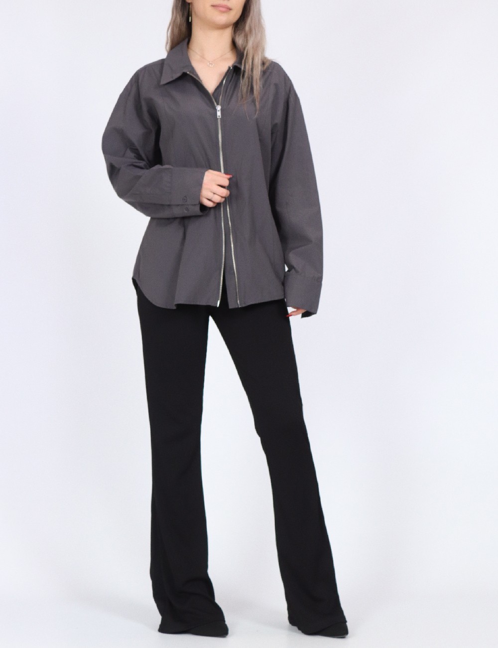Camasa Vero Moda, gri - 1 | YEO