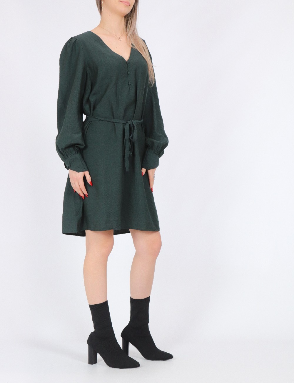 Rochie scurta Vero Moda, verde - 1 | YEO