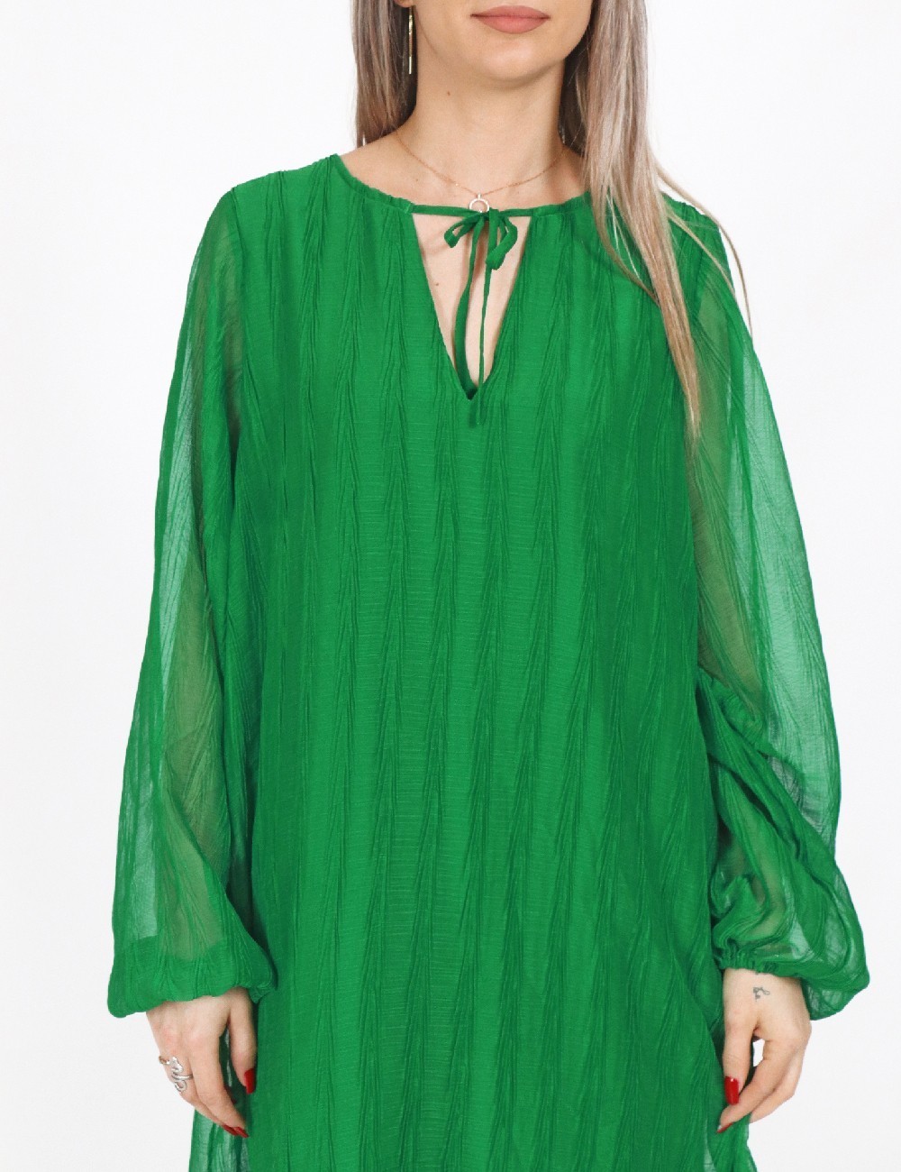 Rochie scurta Vero Moda, verde - 1 | YEO