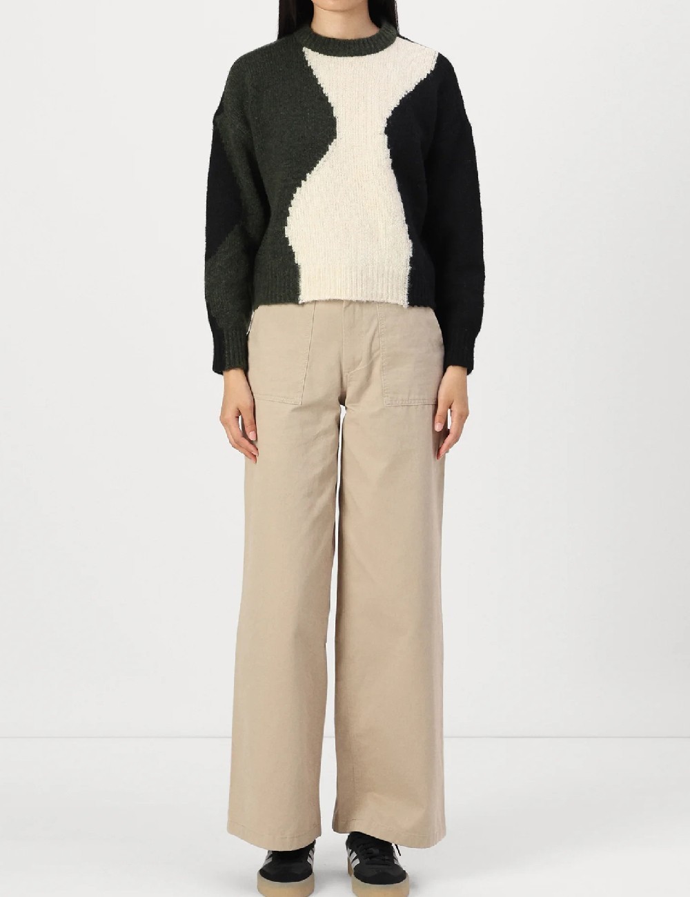 Pulover Only, verde - 1 | YEO