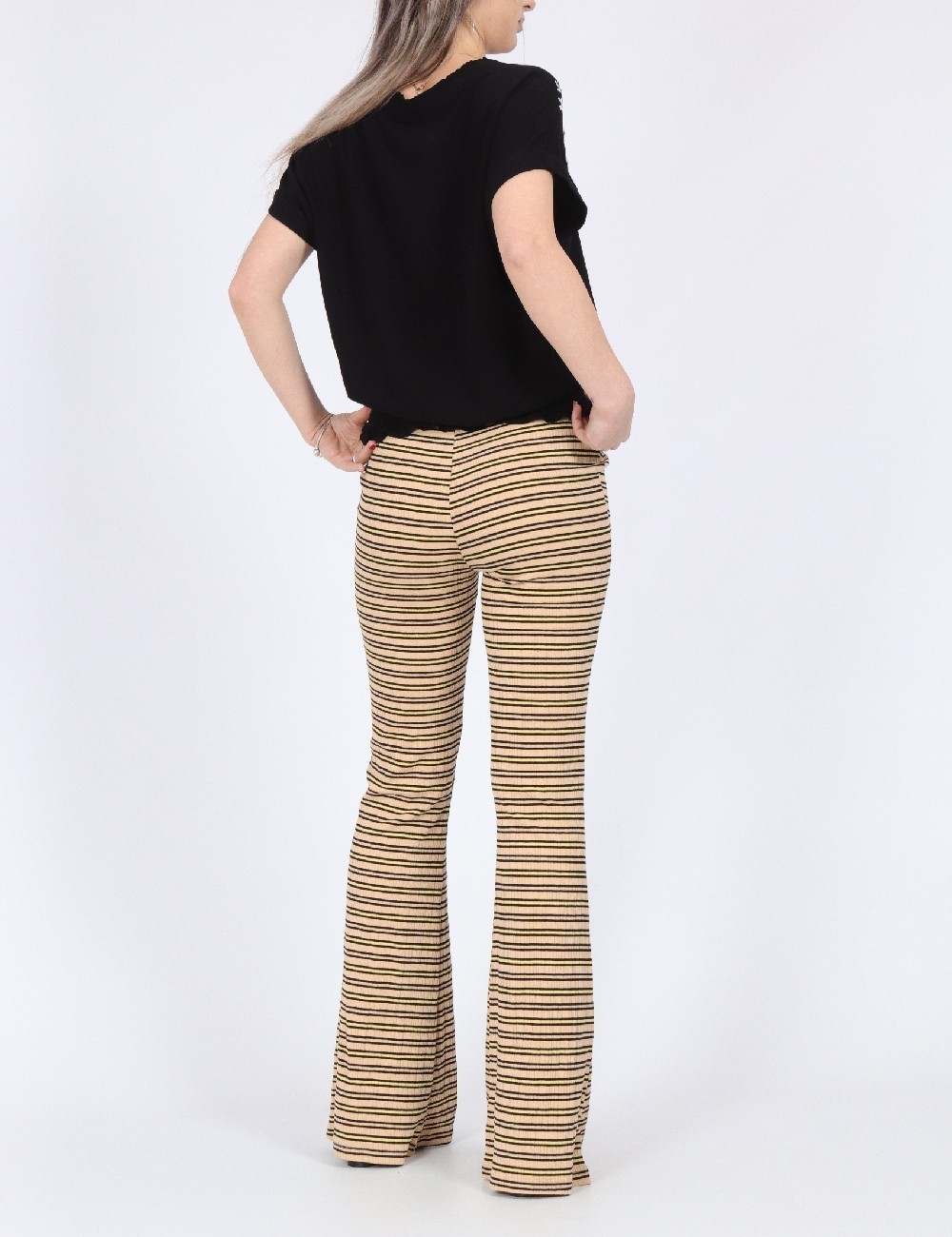 Pantaloni Something New, crem - 1 | YEO