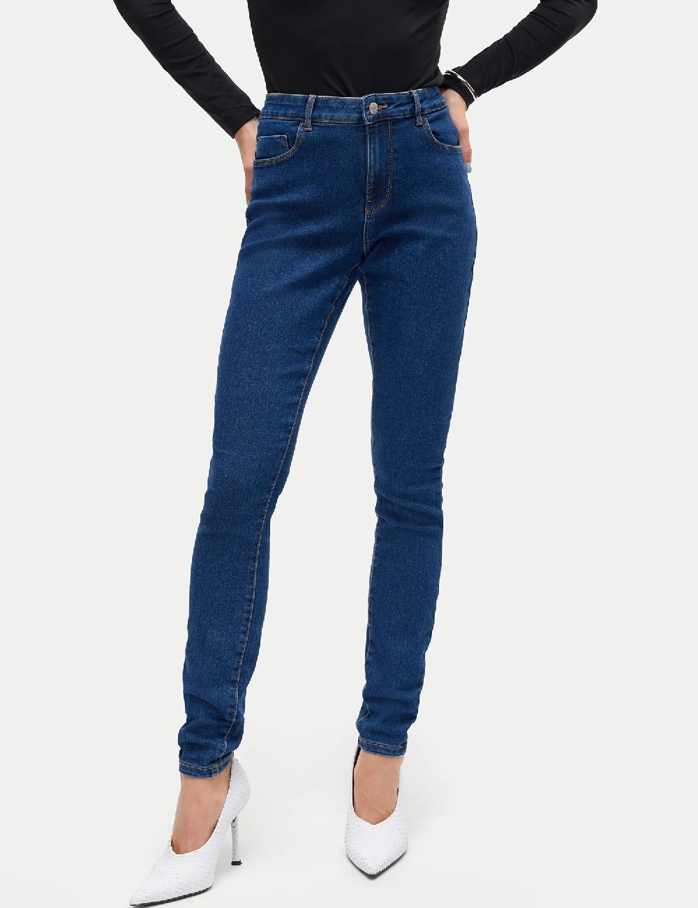 Blugi Vero Moda, albastru - 1 | YEO